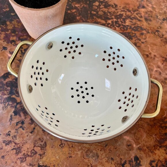 MacKenzie-Childs Courtly Check Small Colander - Picture 5 of 5